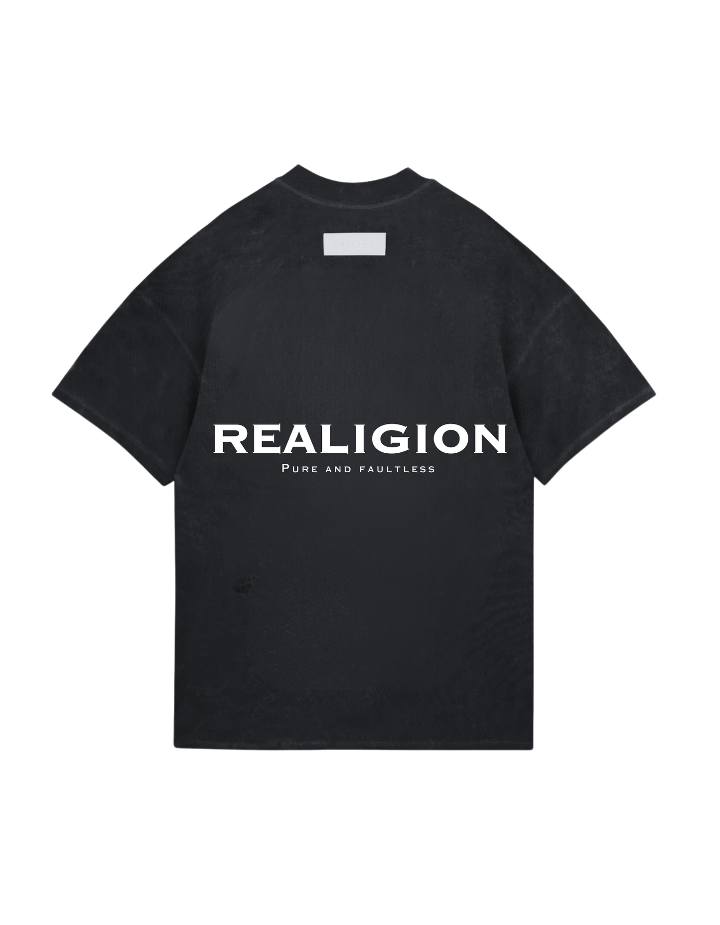 BASIC T SHIRT BLACK WASHED