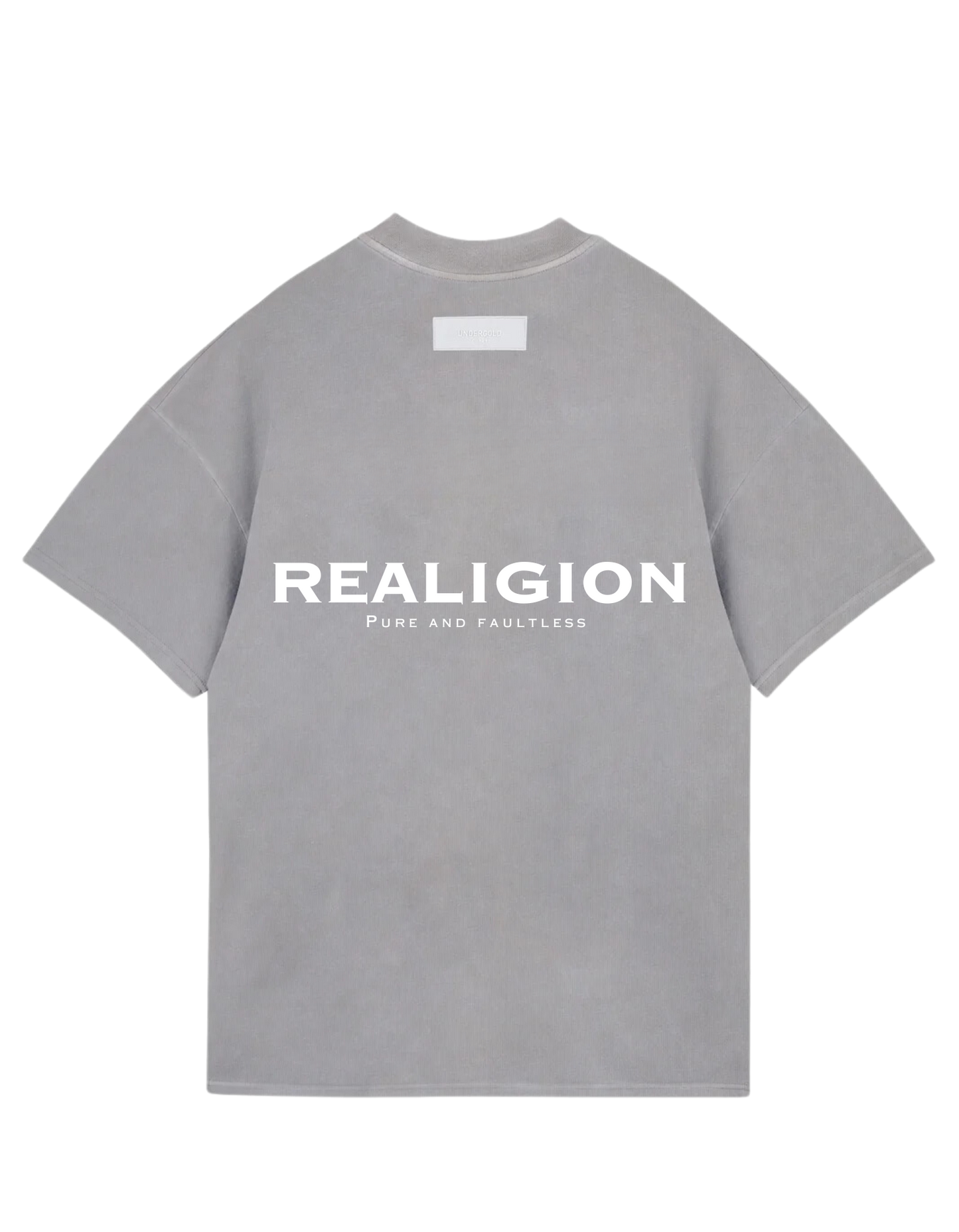 BASIC T SHIRT GREY WASHED