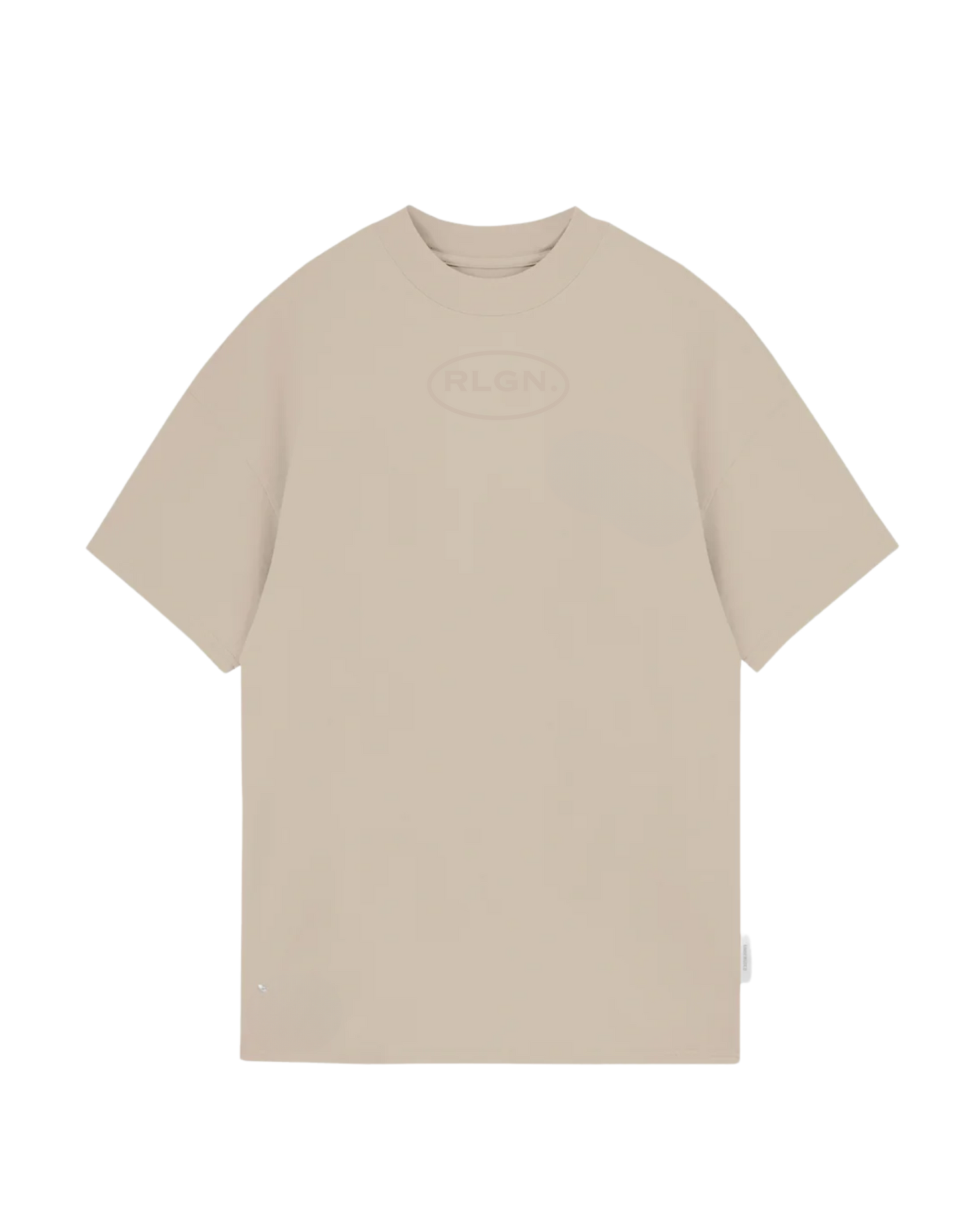BASIC T SHIRT LOGO BEIGE