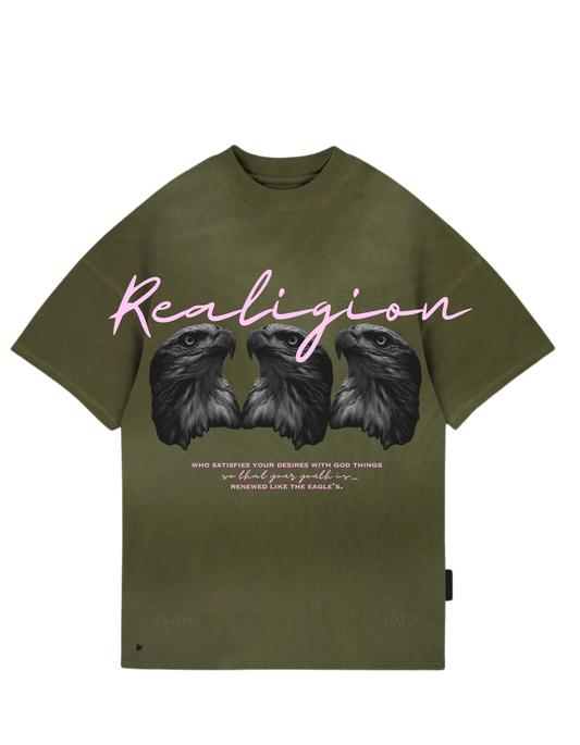 EAGLE PSALMS 103 5 GREEN WASHED