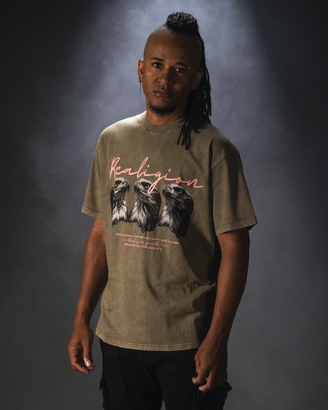 EAGLE PSALMS 103 5 GREEN WASHED