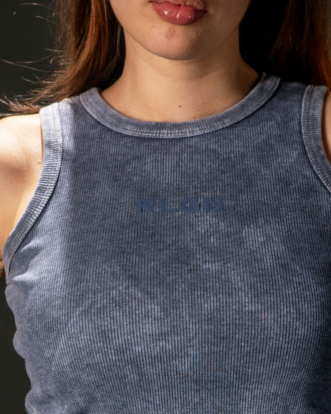 TANK TOP BLUE WASHED