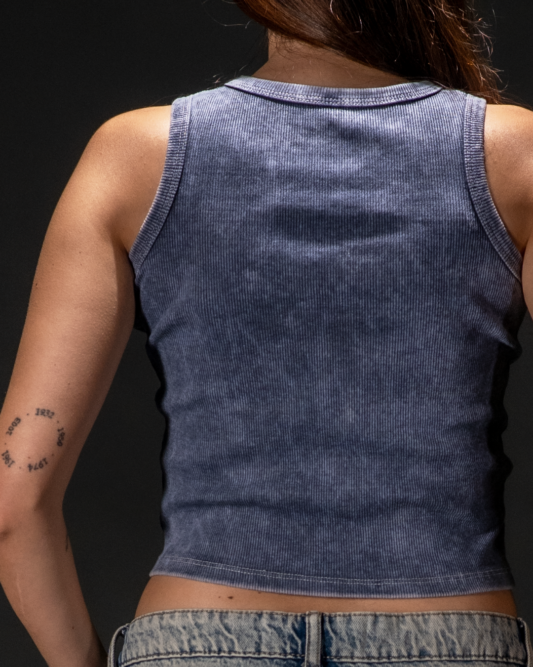 TANK TOP BLUE WASHED