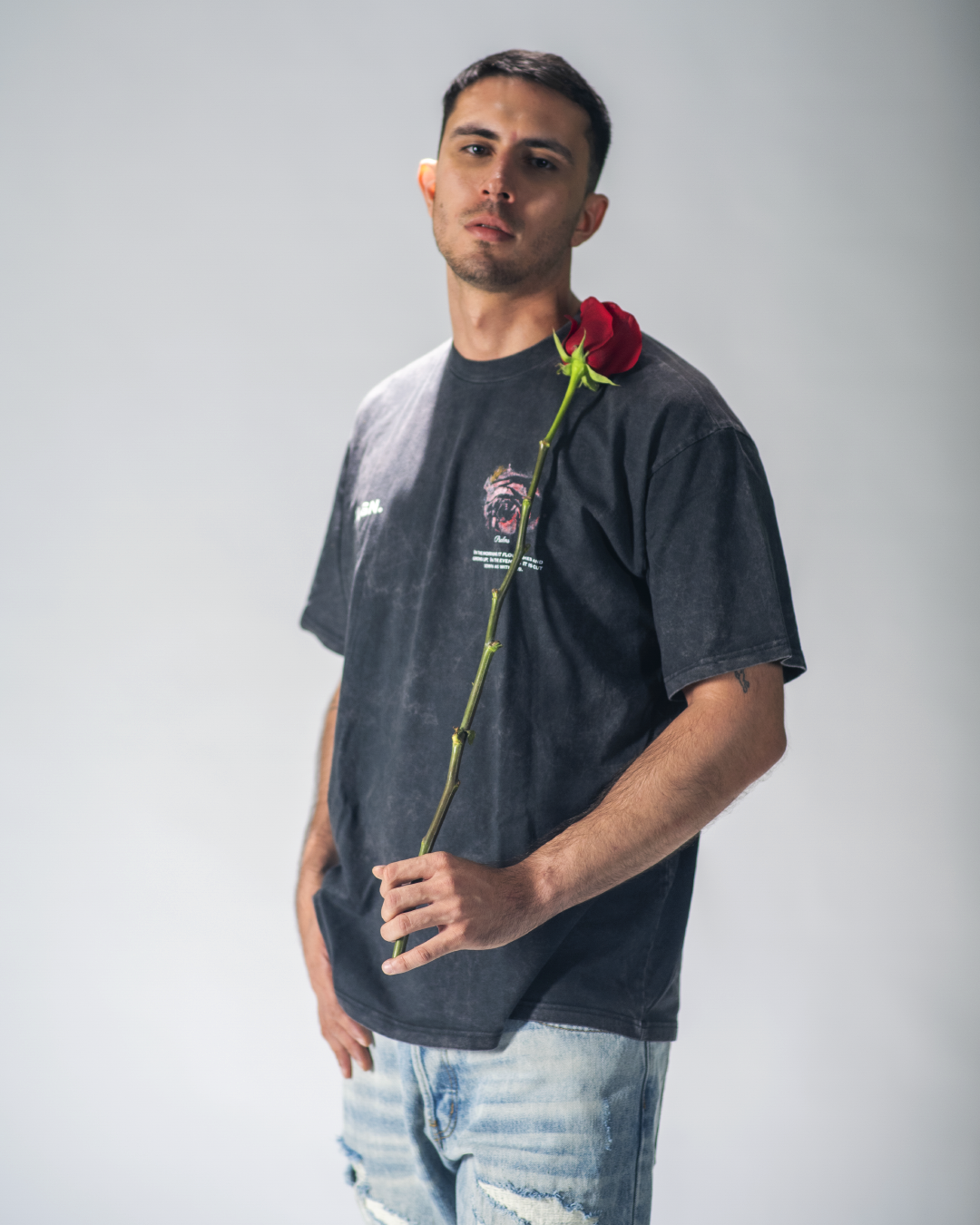 ROSE PSALMS 90 6 BLACK WASHED