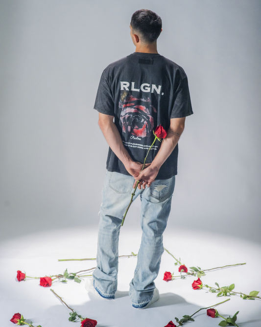 ROSE PSALMS 90 6 BLACK WASHED